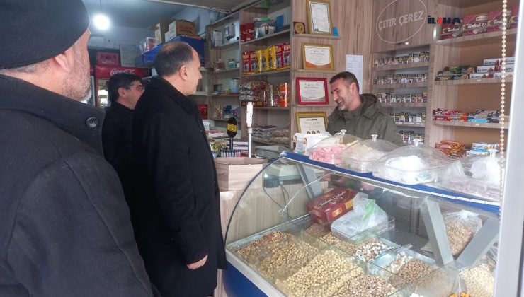 HÜDA PAR Bingöl İl Başkanı Alpaya esnafı ziyaret etti