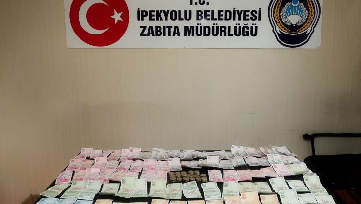 Yakalanan dilencinin üzerinden bin 738 TL çıktı