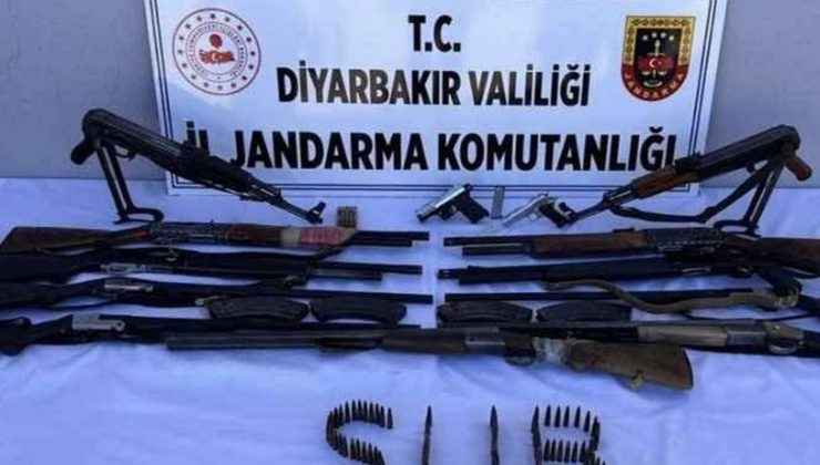 Diyarbakır’da silah kaçakçılığı operasyonu