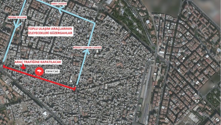 Girne Caddesi asfalt çalışmaları nedeniyle trafiğine kapatılacak