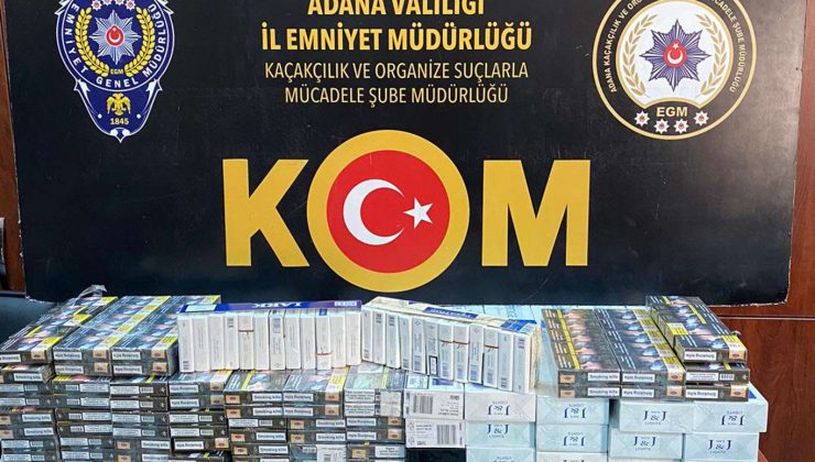 Adana’da 3 Milyon 230 Bin Makaron Ele Geçirildi