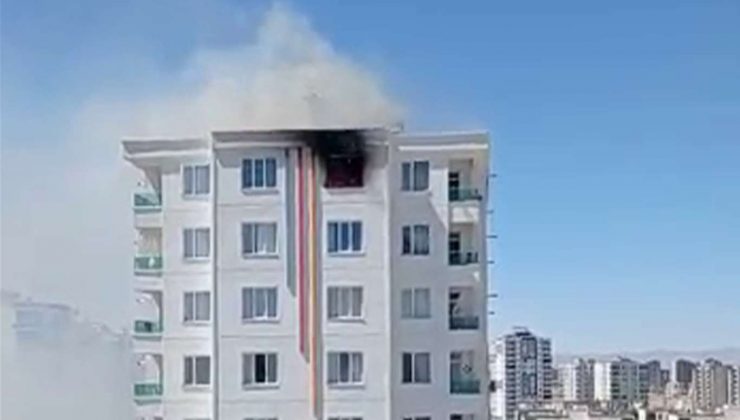 Diyarbakır’da 13 Katlı Binada Yangın