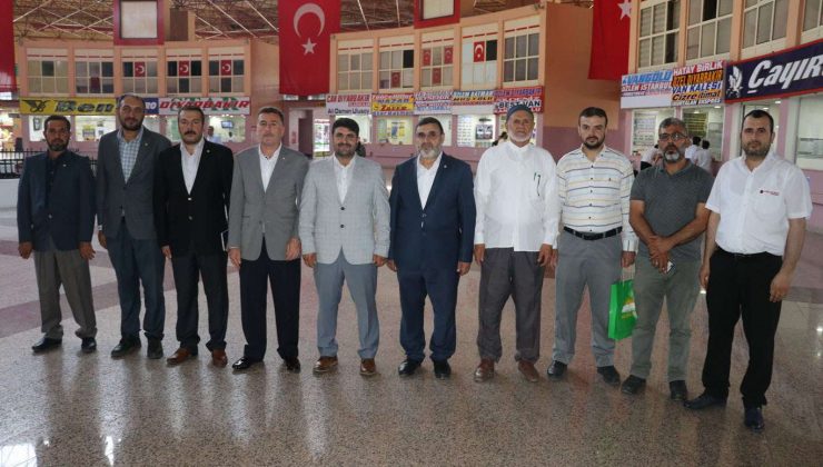 HÜDA PAR, Kurban Bayramı Öncesi Otogar Esnafını Ziyaret Etti