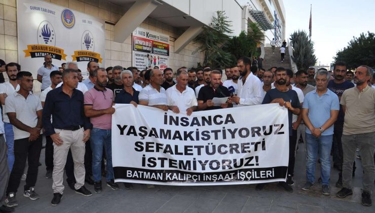 Kalıpçı Ustaları Yevmiyelerinin Artırılmasını İstiyor