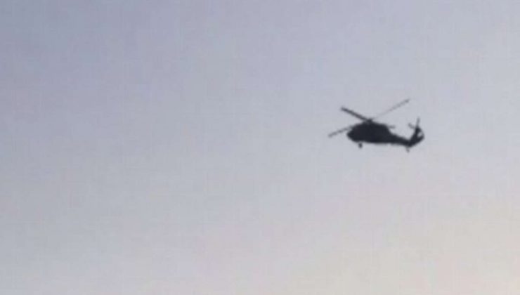 Suriye’de Askeri Helikopter Düştü