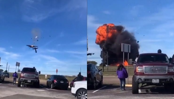 ABD’de İki Uçak Havada Çarpıştı