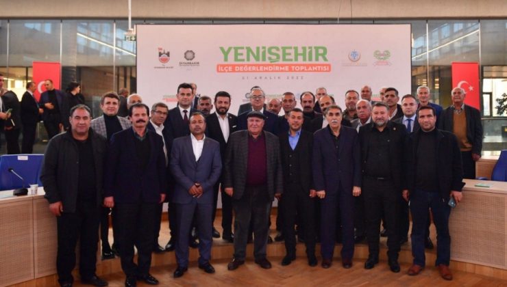 Vali Ali İhsan Su, Yenişehir ilçesinde muhtarlarla bir araya geldi