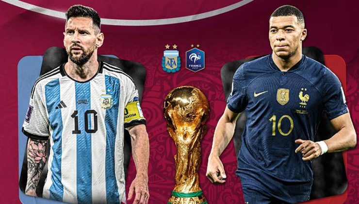 Dünya futbolunun en büyüğü belli oluyor; Messi’li Arjantin, Mbappe’li Fransa ile karşılaşıyor