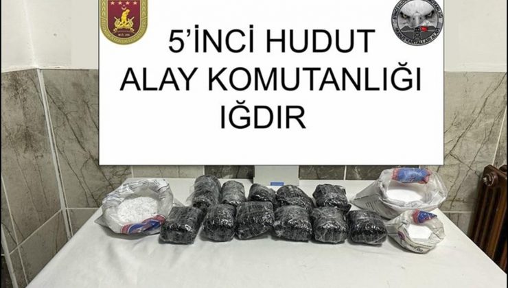 Hudut hattında uyuşturucu ele geçirildi