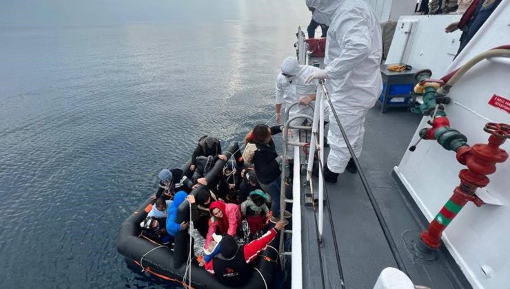 Bir haftada 1007 düzensiz göçmen kurtarıldı