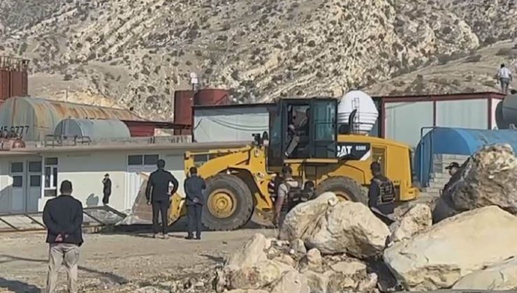 Duhok’ta 34 kaçak petrol arıtma tesisi yıkıldı
