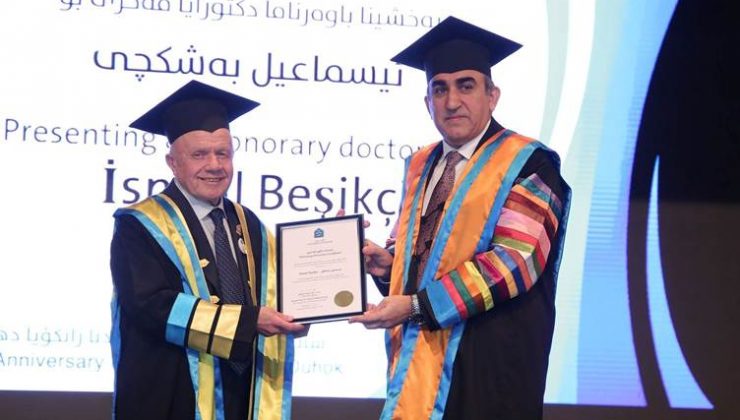 İsmail Beşikçi’ye Duhok Üniversitesi’nden ‘fahri doktora’ unvanı