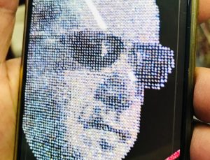 Erdoğan’ın pırlantalardan tablosunu yaptılar