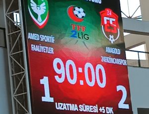 Amedspor’dan “Amatörlük”