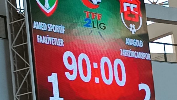 Amedspor’dan “Amatörlük”