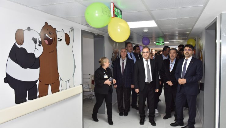 D.Ü.’DE YENİDEN DİZAYN EDİLEN ÇOCUK CERRAHİ KLİNİĞİ HİZMETE GİRDİ