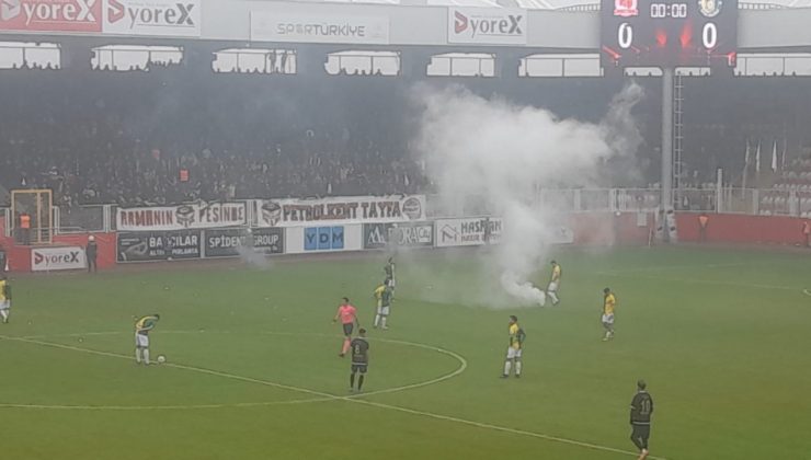 Batman Petrolspor Şanlıurfaspor maçı iptal edildi