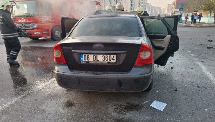 Diyarbakır’da kaza yapan otomobil alev aldı: 2 yaralı
