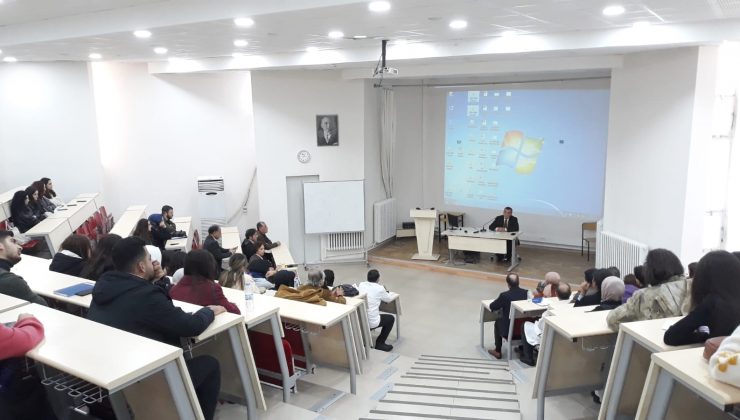 DİCLE ÜNİVERSİTESİ FEN FAKÜLTESİNDE KARİYER SÖYLEŞİSİ ETKİNLİĞİ DÜZENLENDİ