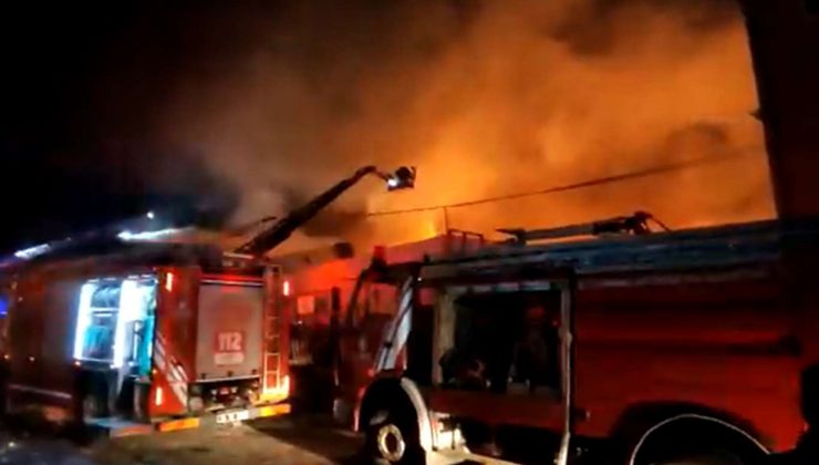 İstanbul’da fabrika yangını