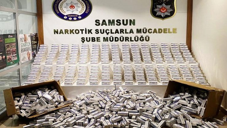 Samsun’da 139 bin 842 sentetik ecza hapı ele geçirildi
