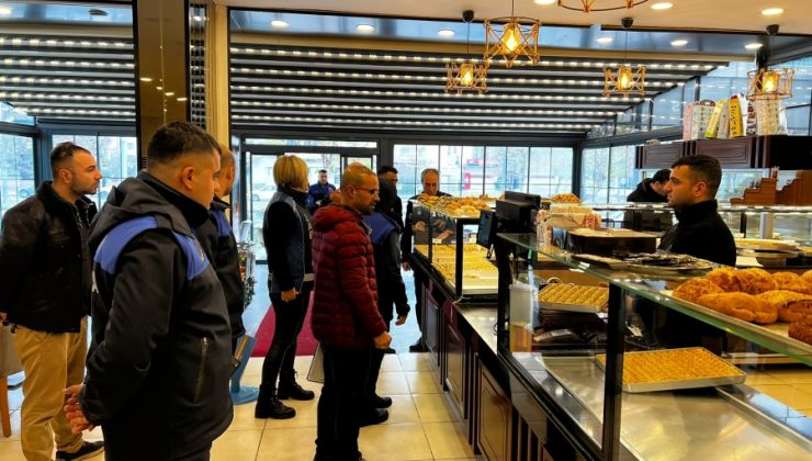 Tatlıcı denetimlerinde miadı geçmiş ürünlere el konuldu