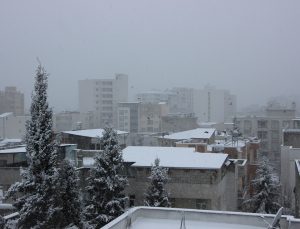 Adıyaman’da Yağan Kar Kenti Beyaza Bürüdü