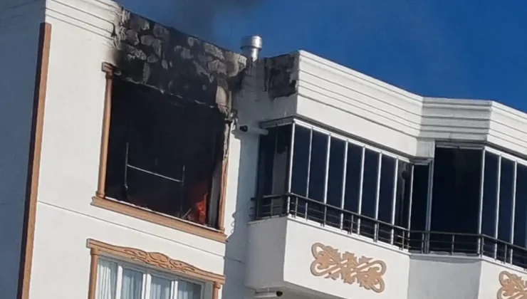 Diyarbakır’da 14 katlı binada yangın