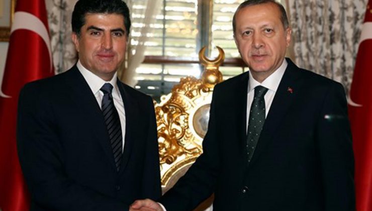 Erdoğan, Neçirvan Barzani ile Görüştü