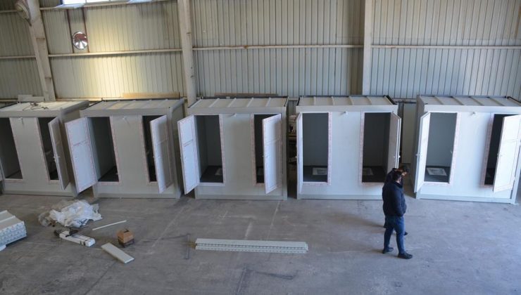 Şırnak’ta Üretilen Konteynerlar Deprem Bölgesine Gönderiliyor