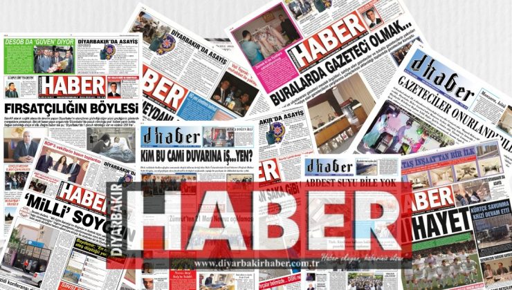 Diyarbakır Haber Gazetesi “Şimdi de Sığır P(l)andemisi mi!!!! ”Manşetiyle Yayında
