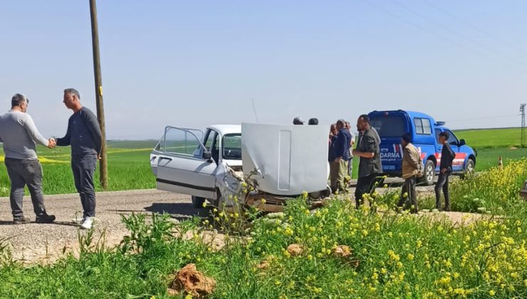 Çınar’da 2 Araç Çarpıştı