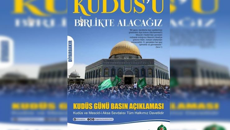 “Dünya Kudüs Günü” Basın Açıklamasına Davet