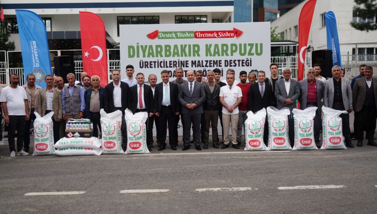 Diyarbakır Karpuzu Üreticilerine Malzeme Desteği