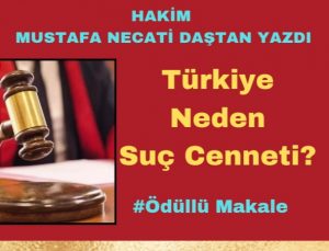 Ödüllü Makale Türkiye Neden Suç Cenneti