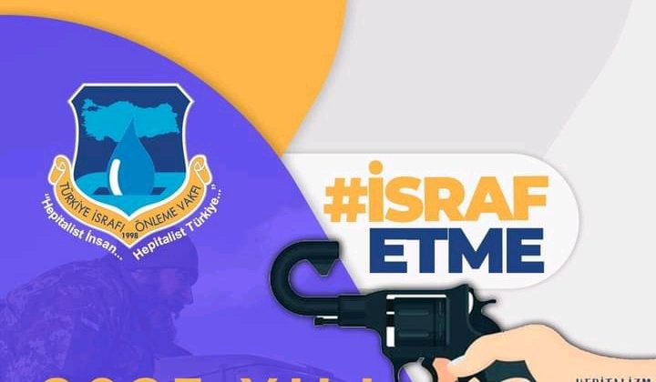 Türkiye İsrafı Önleme Vakfı’ndan Basın Açıklaması