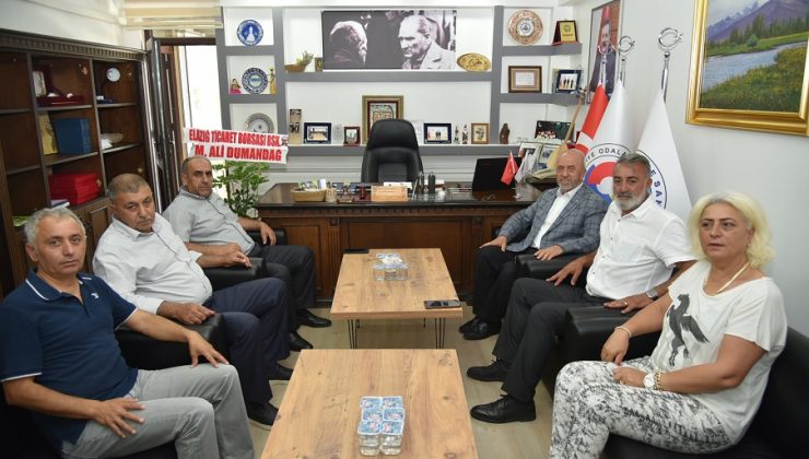 Elazığ Borsa Başkanı Dumandağ ve Yönetiminin Tunceli Temasları