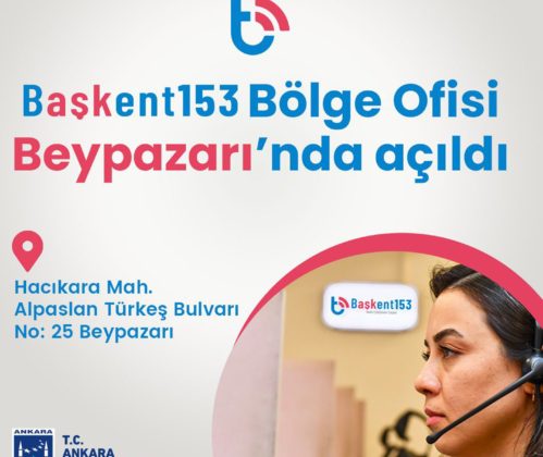 Ankara Büyükşehir Belediyesi’nden Başkent 153 Bölge Ofisi