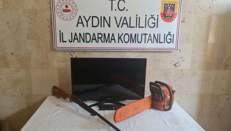 Germencik’te bağ evine giren hırsız yakalandı