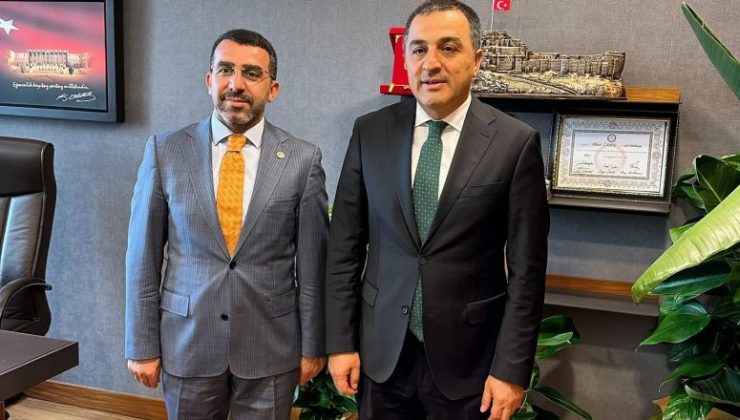 Vali Türker Öksüz, AK Parti Kars Milletvekili Adem Çalkın’ı ziyaret etti