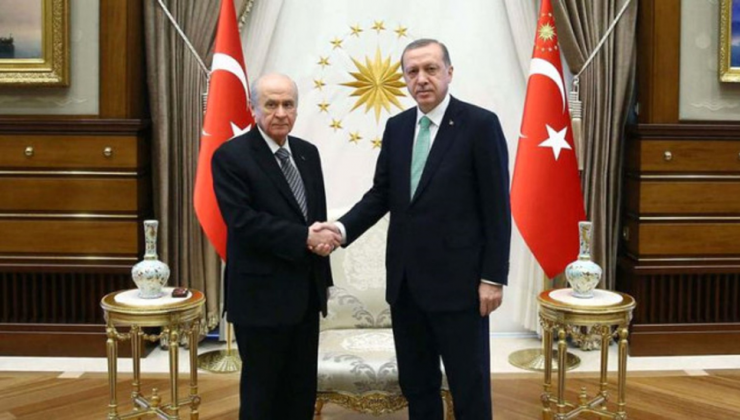 Cumhurbaşkanı Erdoğan ve Bahçeli Görüştü