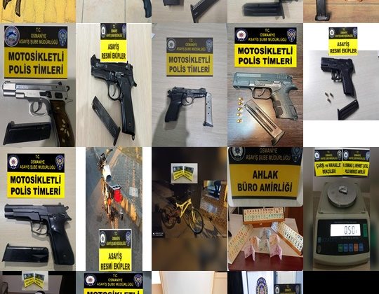 Osmaniye’de Asayiş Uygulamalarında 13 Şüpheli Tutuklandı