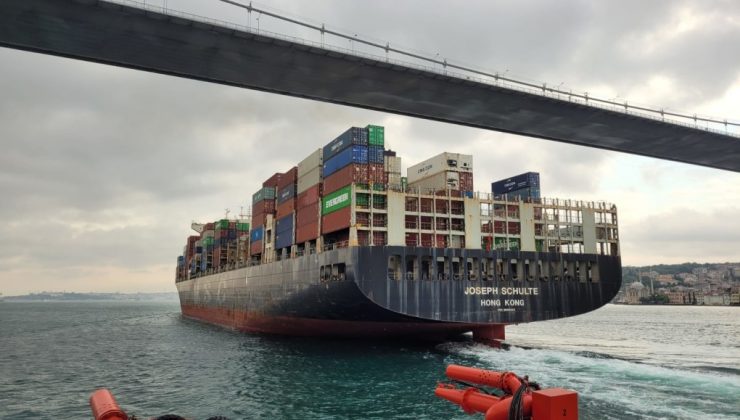 “Joseph Schulte” İsimli Yük Gemisi İstanbul Boğazına Ulaştı