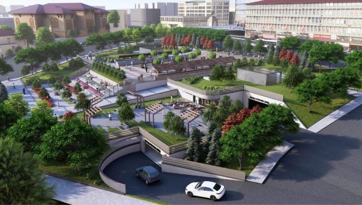 Ankara Büyükşehir Belediyesi Ulus Meydanı İçin Düğmeye Bastı