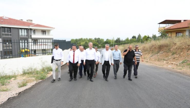 Bursa Yeniceköy Mahallesi’nde Yol Çalışmaları Sürüyor