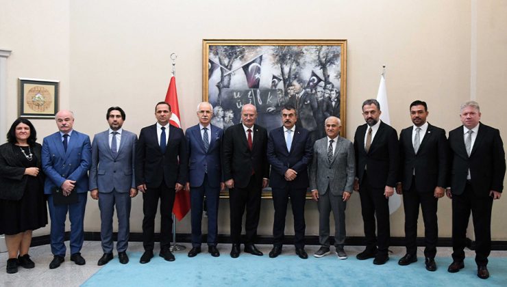 Baran Başkanlığındaki ATO Heyeti, Milli Eğitim Bakanı Tekin’i Ziyaret Etti