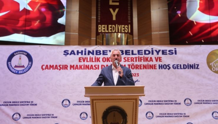 Şahinbey’de 312 Çift Daha Evlilik Okulu’ndan Mezun Oldu