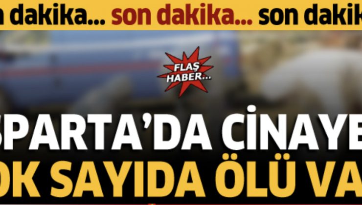 Isparta Şarkikaraağaç’ta Cinayet