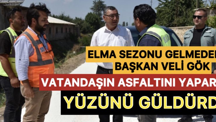 Eğirdir Belediyesi’nden Asfalt Çalışması