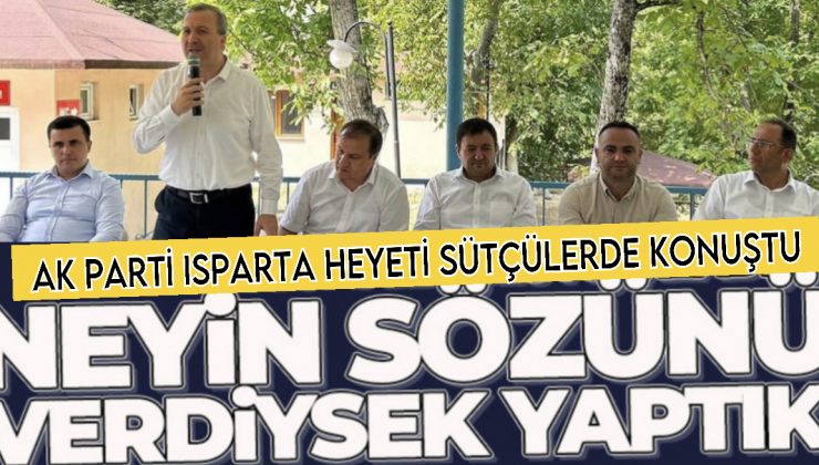Ak Parti Isparta İl Başkanı Serkan Keskin Köy Ve Mahalle Muhtarlarını Ziyaret Etti